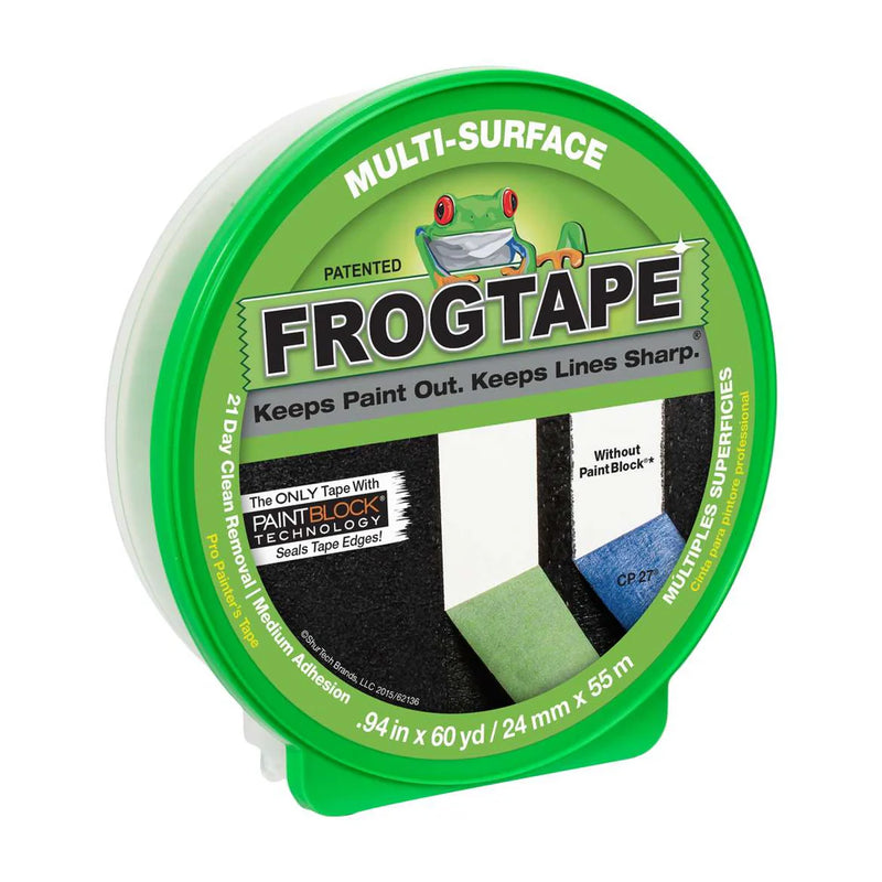 FrogTape® Multi-Surface Painting Tape - Green, 0.94in. x 60 yd.