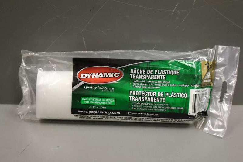 Dynamic Clear Plastic Drop Cloth